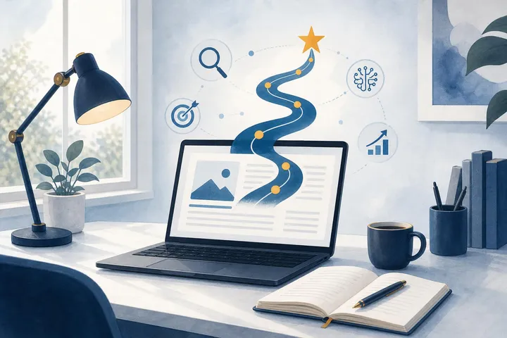 Illustratie bij: 15 simpele stappen naar een epic blogpost