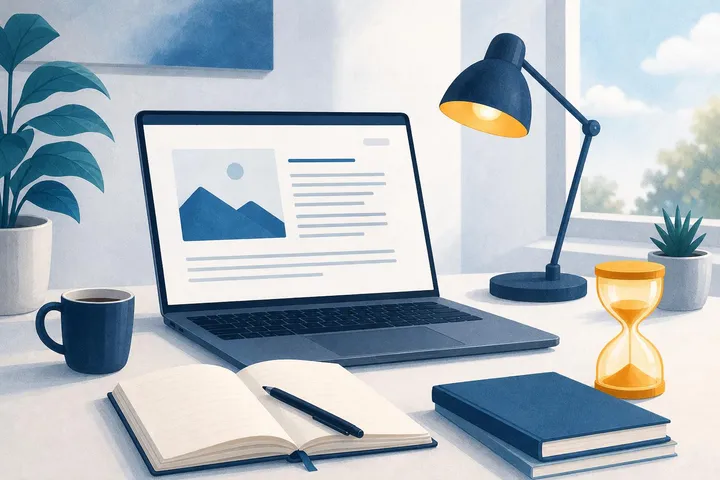 Illustratie bij: Blog beginnen in 20 minuten