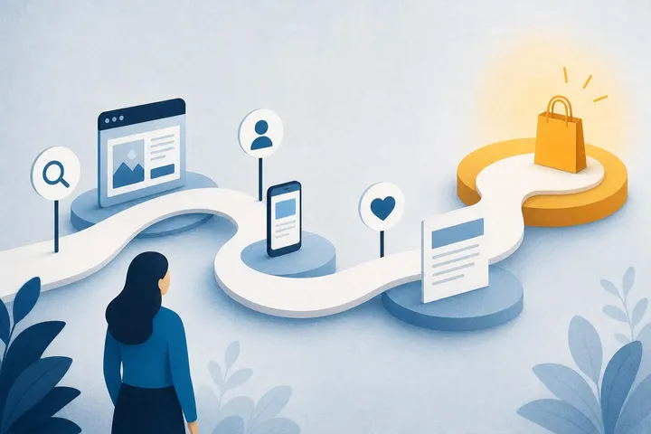 Illustratie bij: 4 tips voor de ultieme Customer journey model
