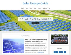 [NEW DESIGN] * SOLAR ENERGY * store blog website business for sale AUTO CONTENT